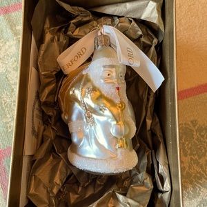 Waterford Santa ornament